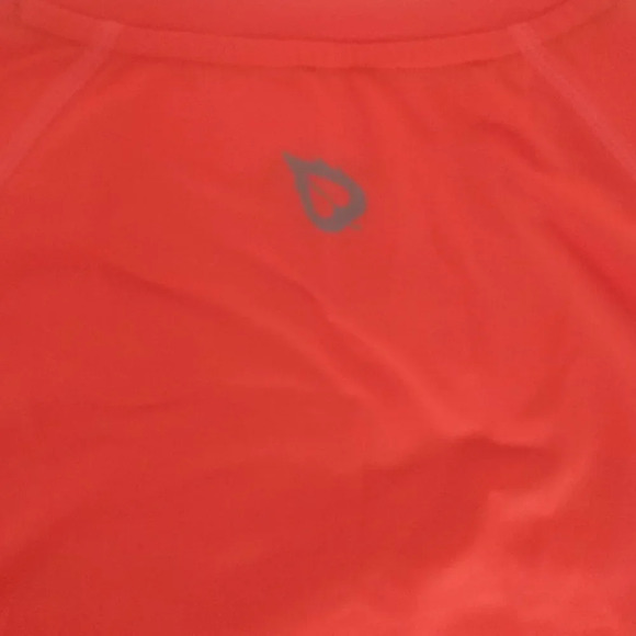 Mens baleaf quick dri reflective ORANGE work out Tshirt NWOT - Picture 3 of 7